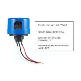 Foto 3 | Fotocelda para Exterior Eo Safe Imports 110v - 240v 1300w Azul