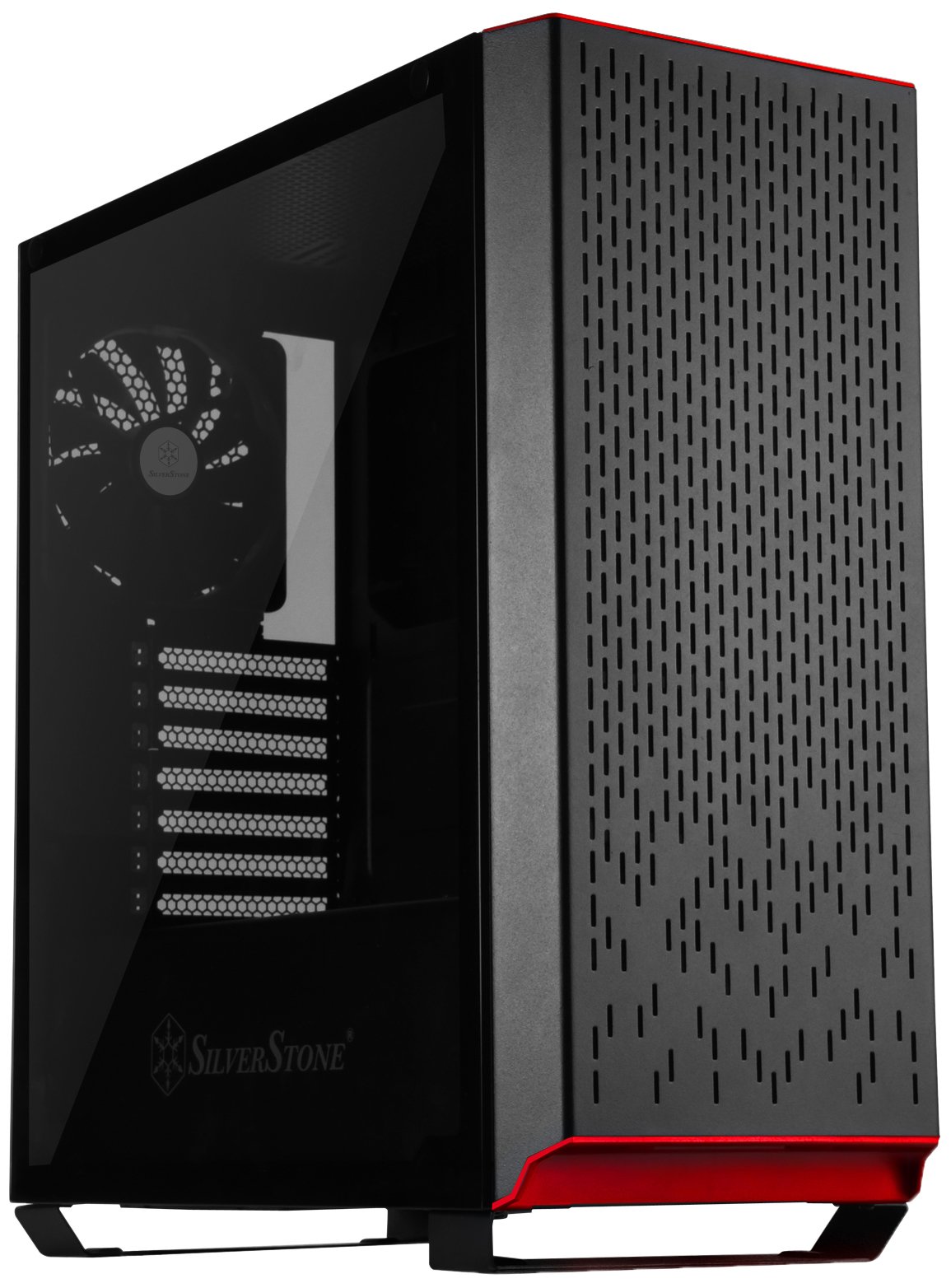 Foto 2 pulgar | Carcasa Tipo Torre Para Ordenador Silverstone Sst-pm02b-g Atx Negra