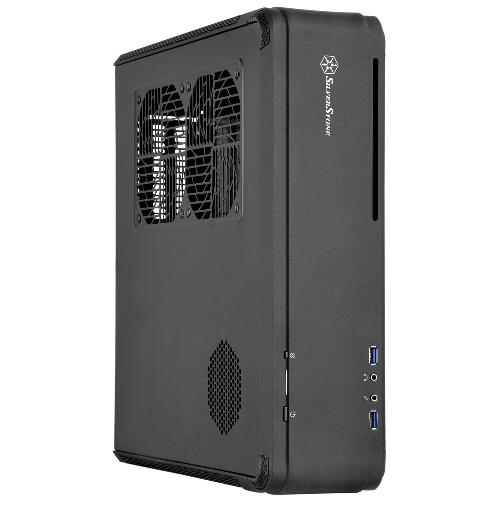 Foto 2 pulgar | Funda Para Ordenador Silverstone Technology Fortress Z Ftz01b Negra