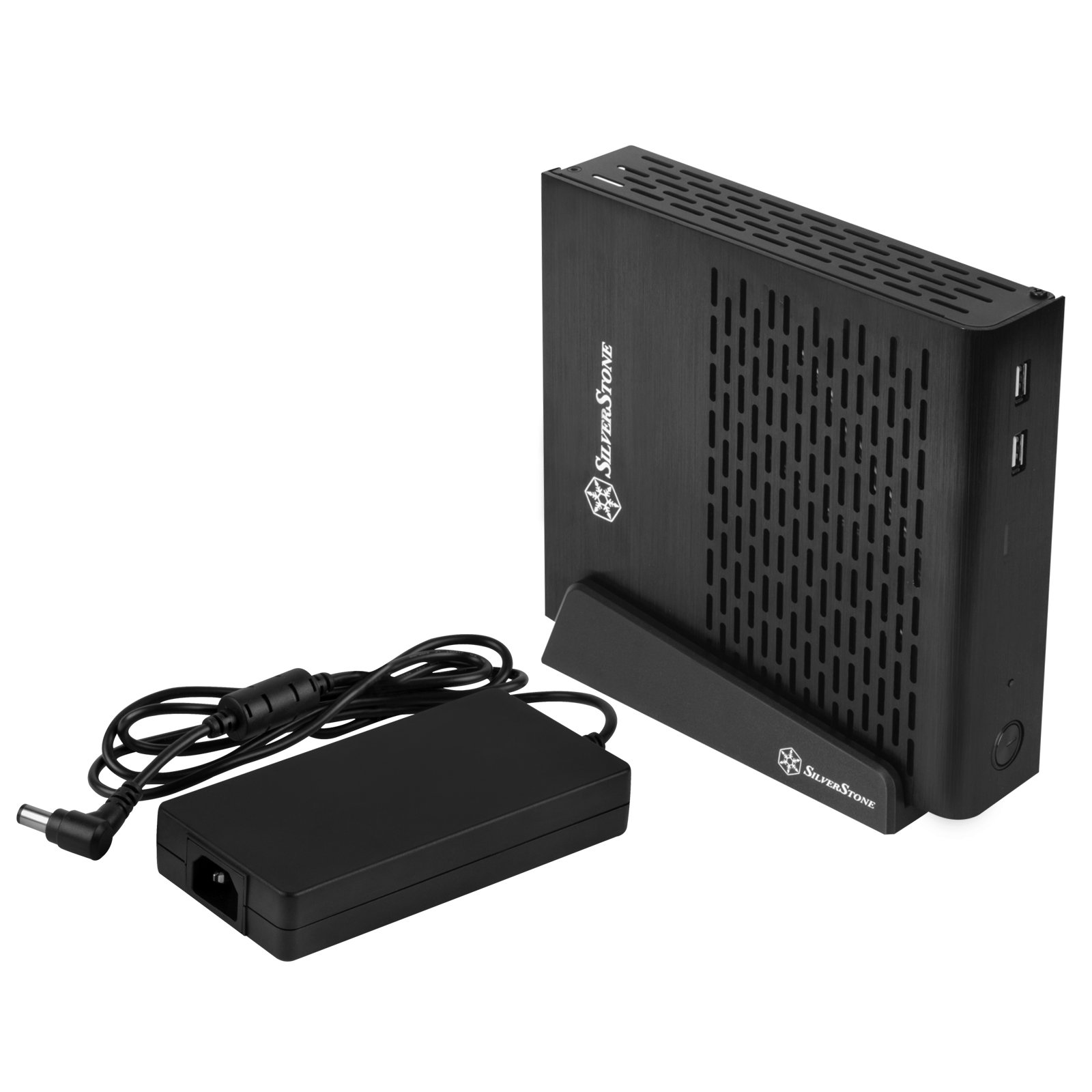 Foto 2 pulgar | Funda Silverstone Technology Thin-mini Itx Con Adaptador De 120 W