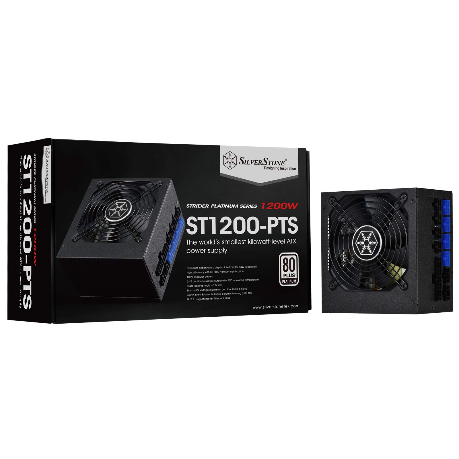 Foto 1 | Fuente De Alimentación Silverstone Technology 1200w 80 Plus Platinum