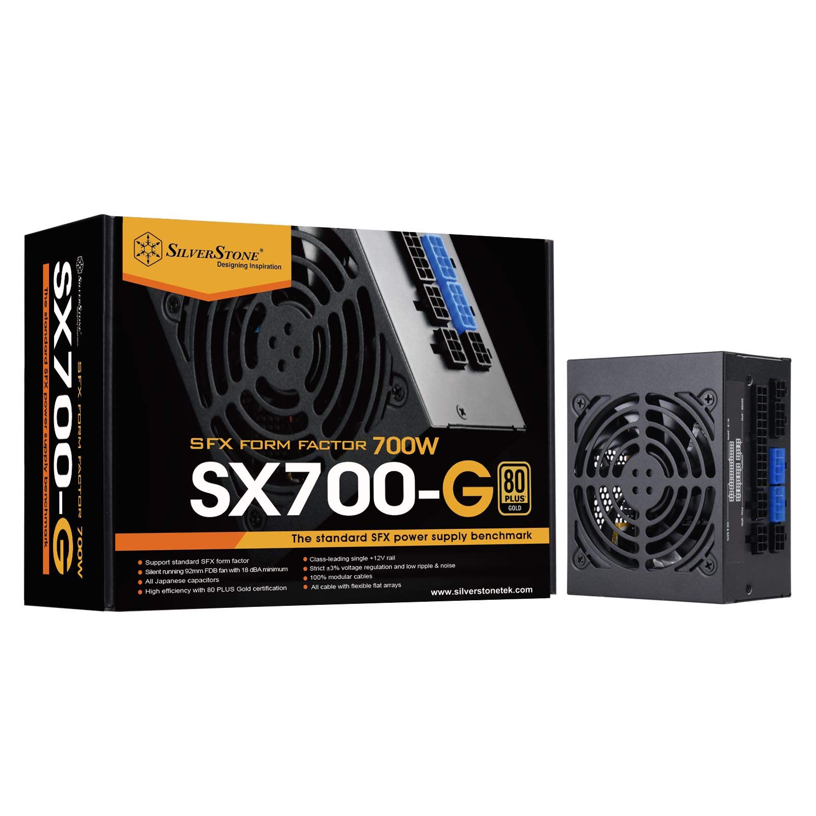 Foto 2 pulgar | Fuente De Alimentación Silverstone Sst-sx700-g 700w Sfx 80 Plus Gold