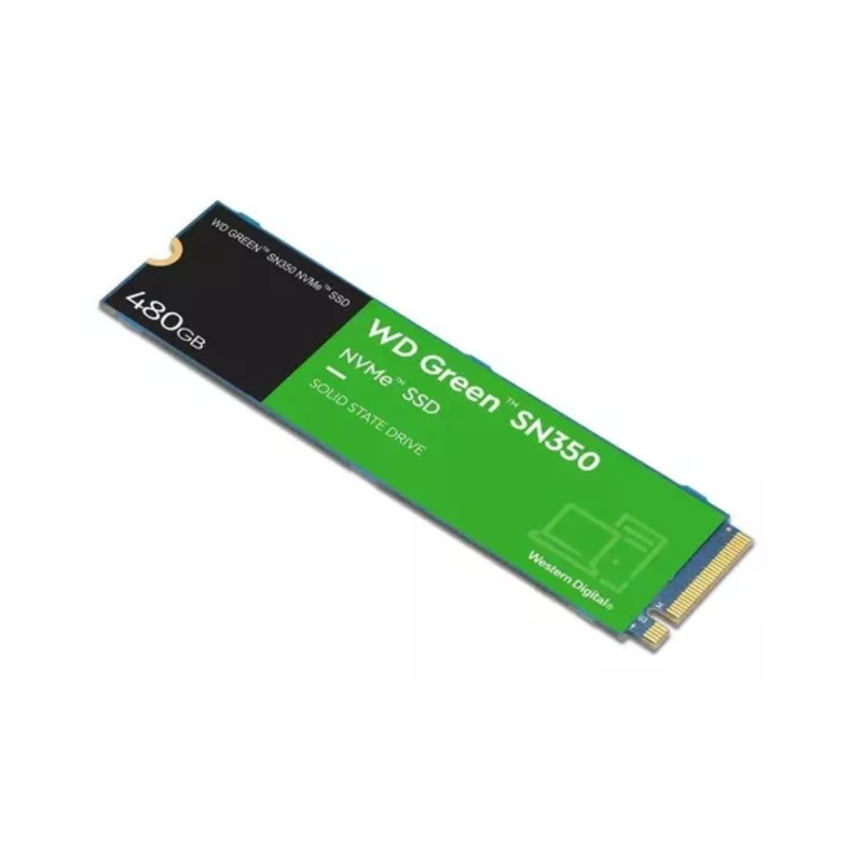 Foto 4 pulgar | Unidad Ssd M.2 Wd Sn350 1tb Wds100t3g0c Green Pcie Nvme color Verde