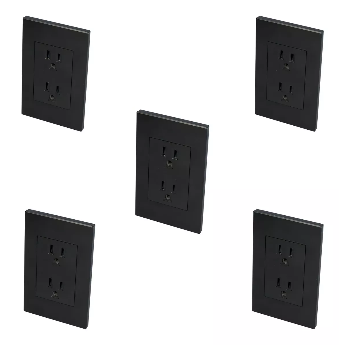 Foto 1 | Kit de Contacto Dúplex 5 Piezas Negro