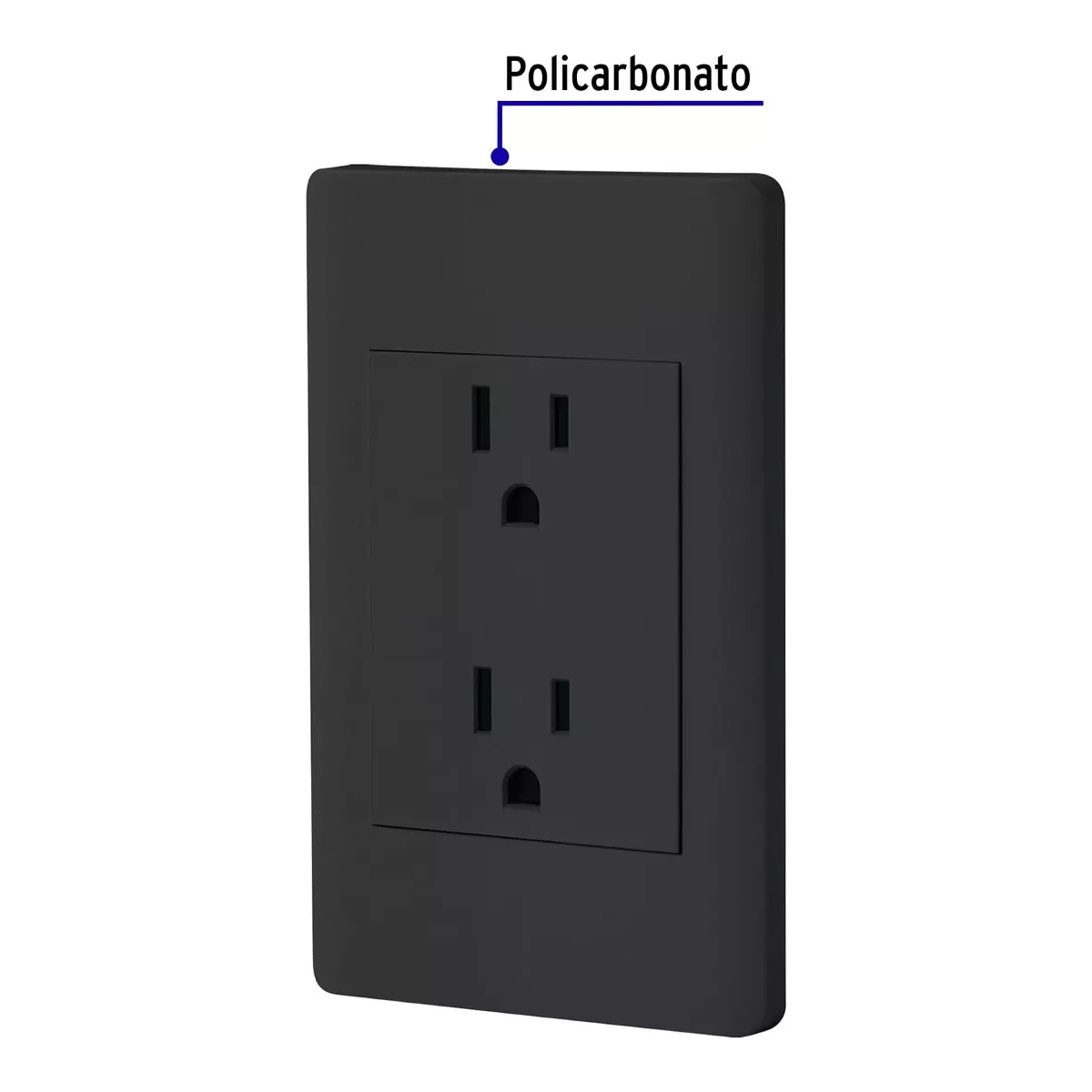 Foto 4 pulgar | Kit de Contacto Dúplex 5 Piezas Negro