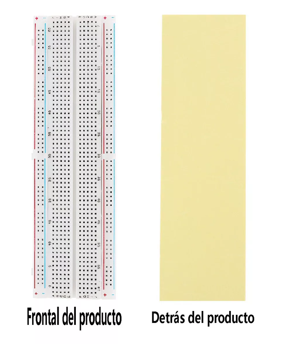 Foto 3 | Adhesivo 830 Puntos Mb-102 Proto Arduino 10 Piezas