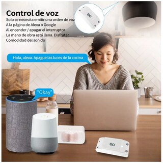 Foto 3 | Conjunto De 2 Interruptores Inteligentes, Repetidor Wifi. Eo Safe Imports Esi-8650-1 Blanco.