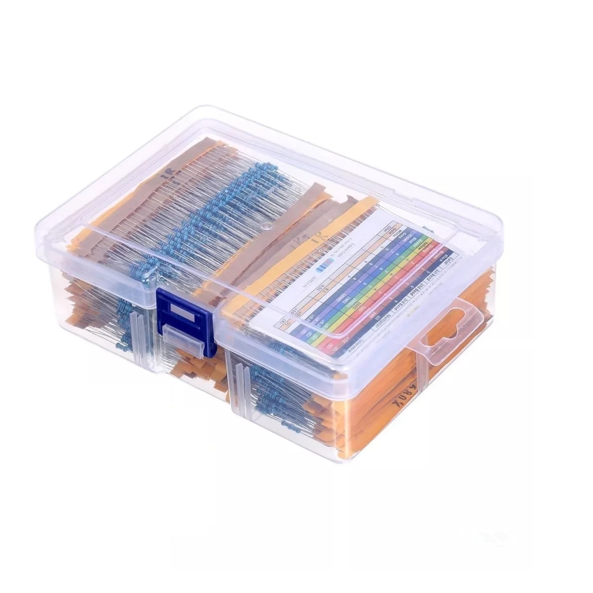 Set 2600 Resistores 130 Valores 1/4w 0.25w De Precisión 1% Eo Safe Imports Esi-11076 Multicolor $549