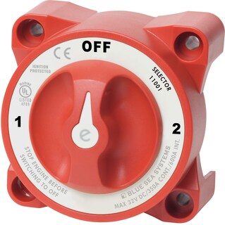 Foto 1 | Interruptor De Batería Blue Sea Systems E-series 11001 De 3 Posiciones - Venta Internacional.