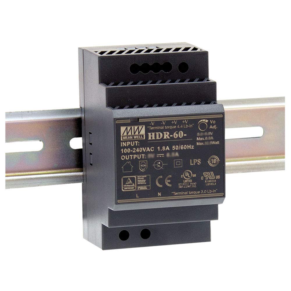 Foto 2 pulgar | Fuente De Alimentación Mean Well Hdr-60-24 Ultra Slim 24v 2.5a 60w - Venta Internacional.