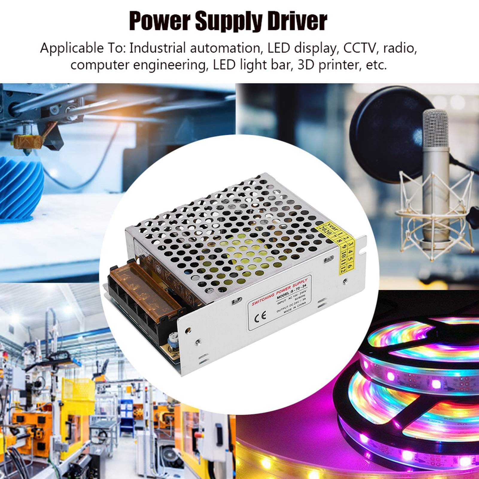 Foto 5 pulgar | Conmutador De Fuente De Alimentación Hilitand Dc24v 3a 72w Para Led - Venta Internacional.