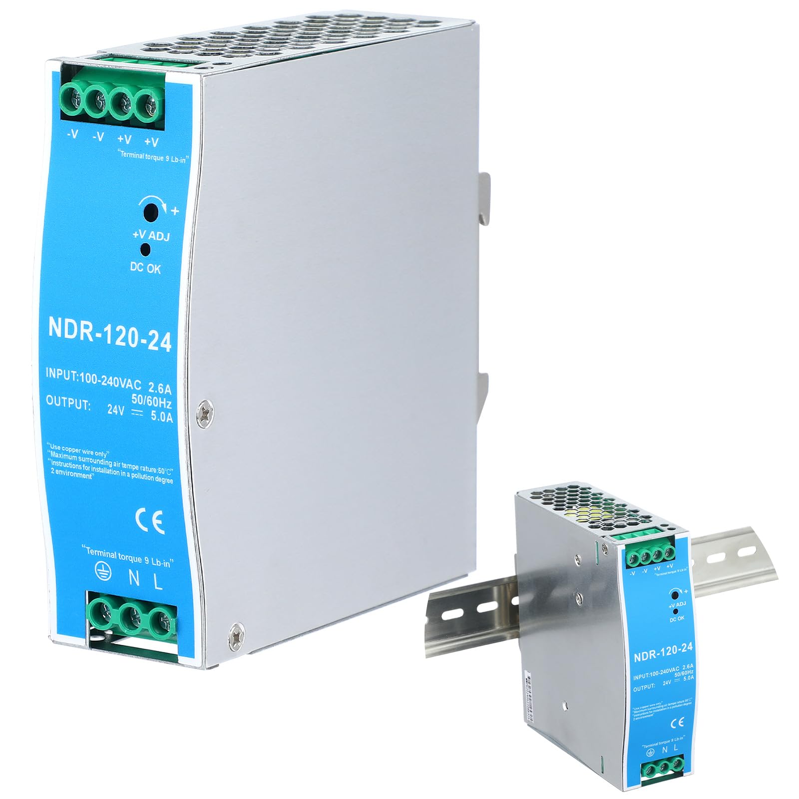 Foto 1 | Fuente De Alimentación Yexiya Ndr De 120 W, 24 Vdc, Riel Din, Doble Salida - Venta Internacional.
