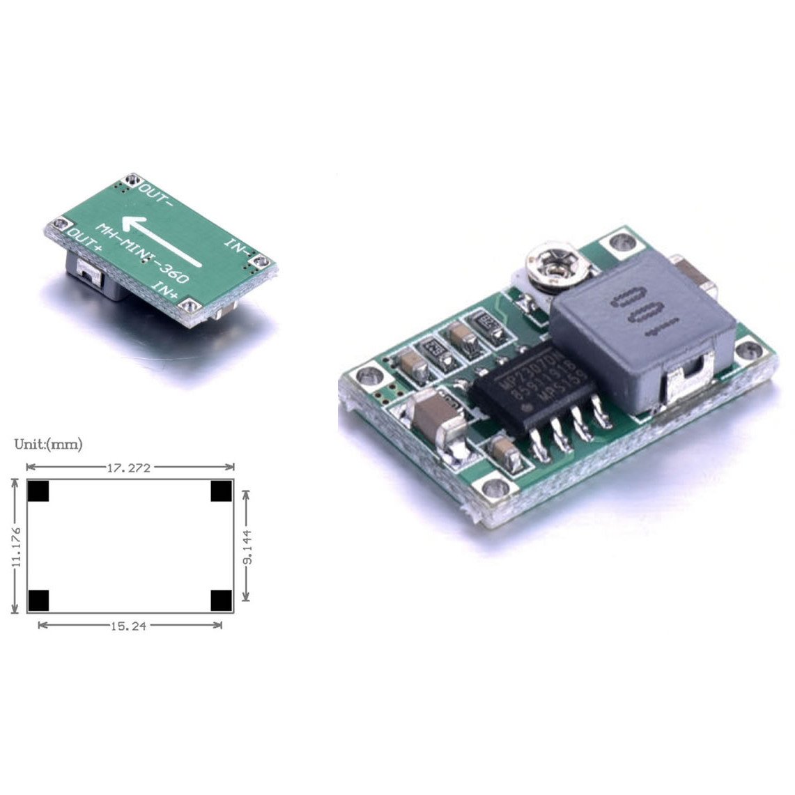 Foto 4 pulgar | Convertidor De Potencia Buck Module Jacobsparts Mini360 3a - Venta Internacional.