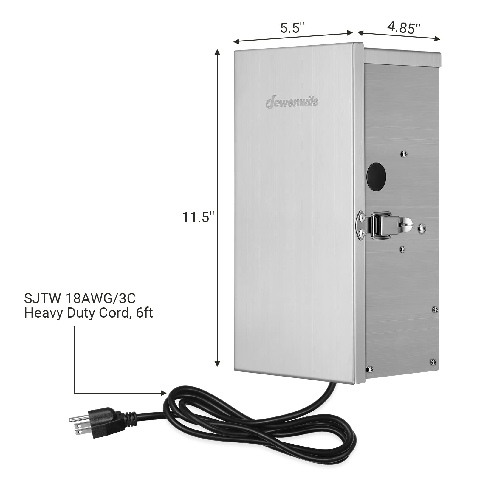 Foto 8 pulgar | Transformador De Baja Tensión Dewenwils 300w 120v A 12v/13v/14v/15v - Venta Internacional.