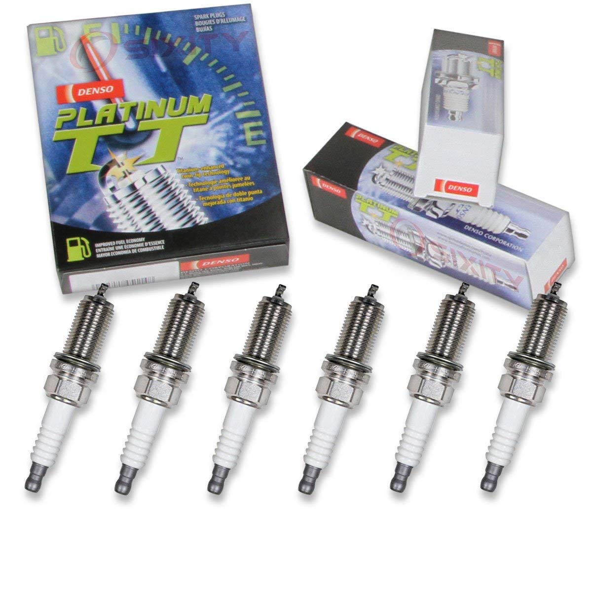 Foto 2 pulgar | Bujías Denso Platinum Tt 4503 Pk16tt Para T Spark, 6 Unidades - Venta Internacional.