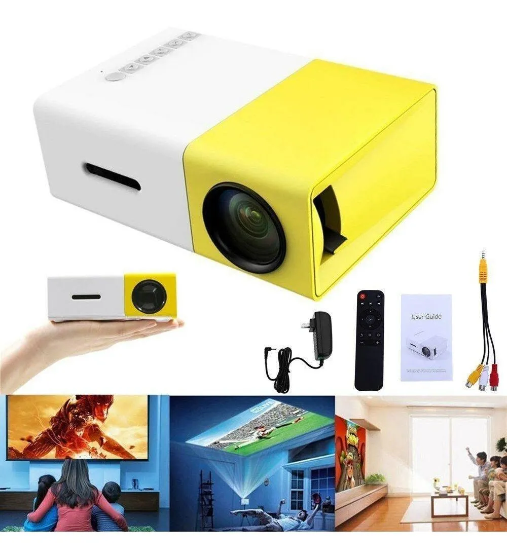 Foto 4 pulgar | Proyector Mini 3D Home Malubero color Blanco