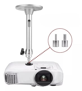 Foto 2 | Soporte de Techo Universal para Mini Proyector O Cañón con Cabezales Giratorios 360°