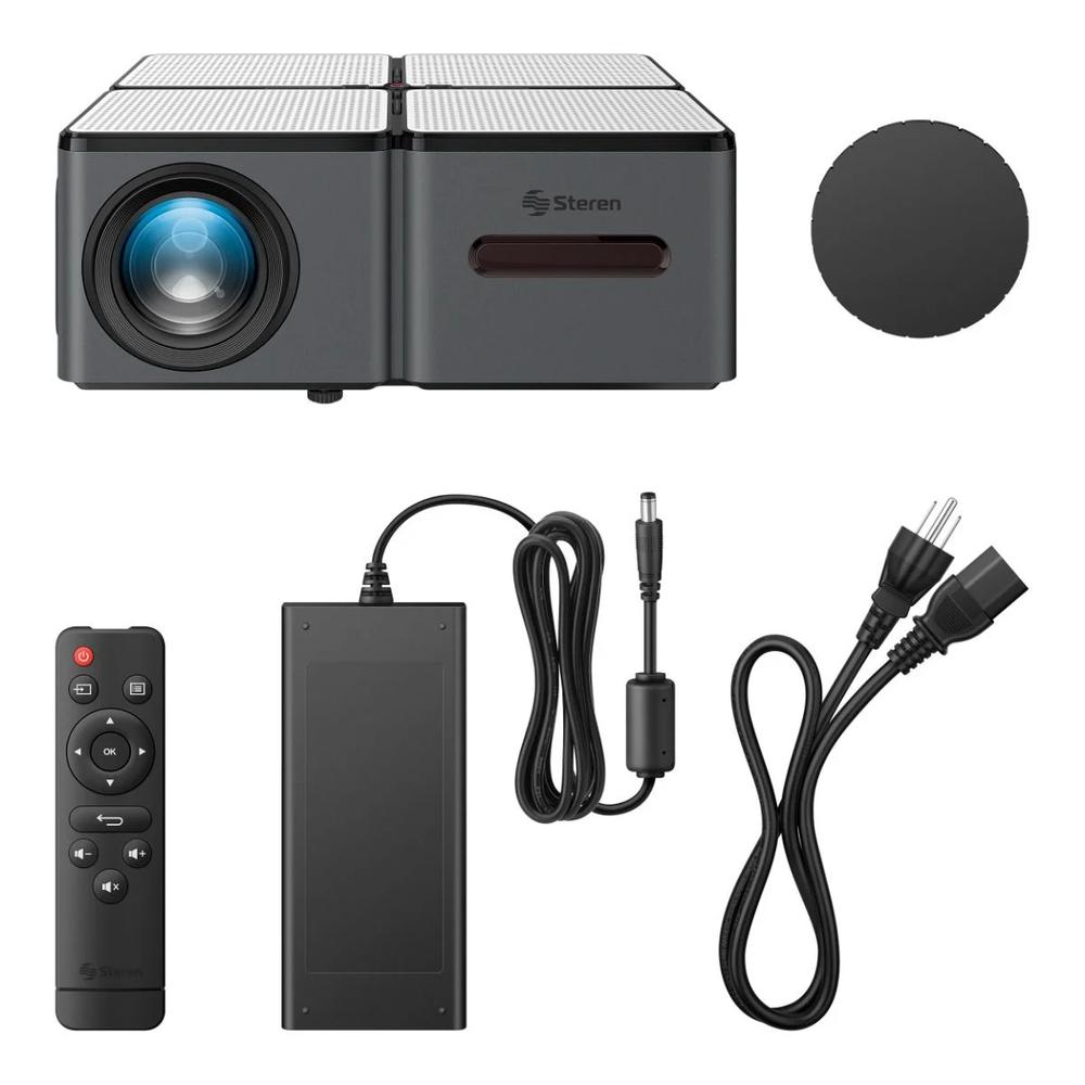 Foto 4 pulgar | Proyector Multimedia Steren Full HD de 14 000 Lúmenes con Función Espejo y Bluetooth