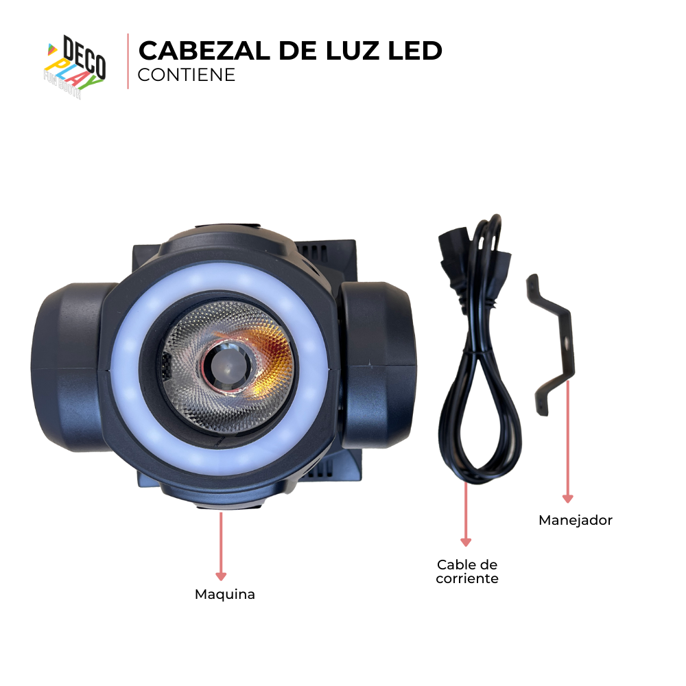 Foto 3 pulgar | Cabezal De Luz Led Móvil Decoplay