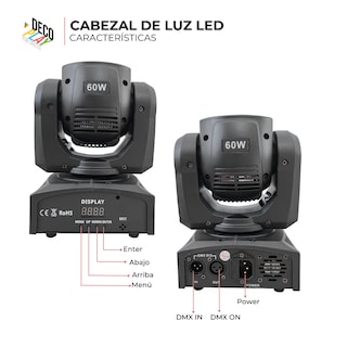 Foto 3 | Cabezal De Luz Led Móvil Decoplay