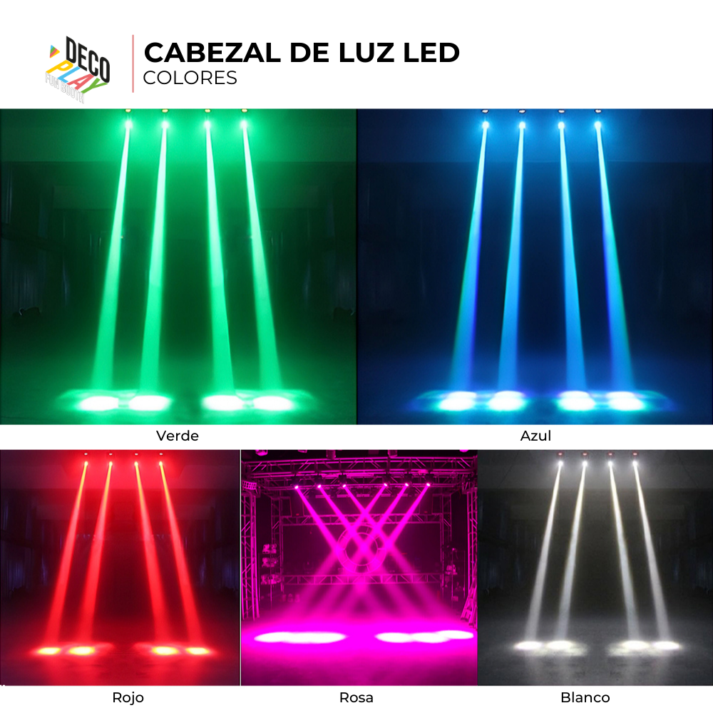 Foto 6 pulgar | Cabezal De Luz Led Móvil Decoplay