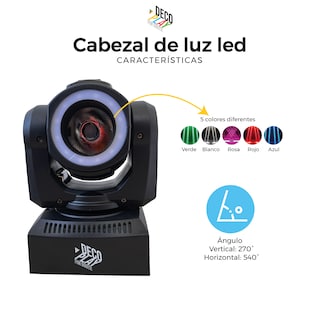 Foto 7 | Cabezal De Luz Led Móvil Decoplay