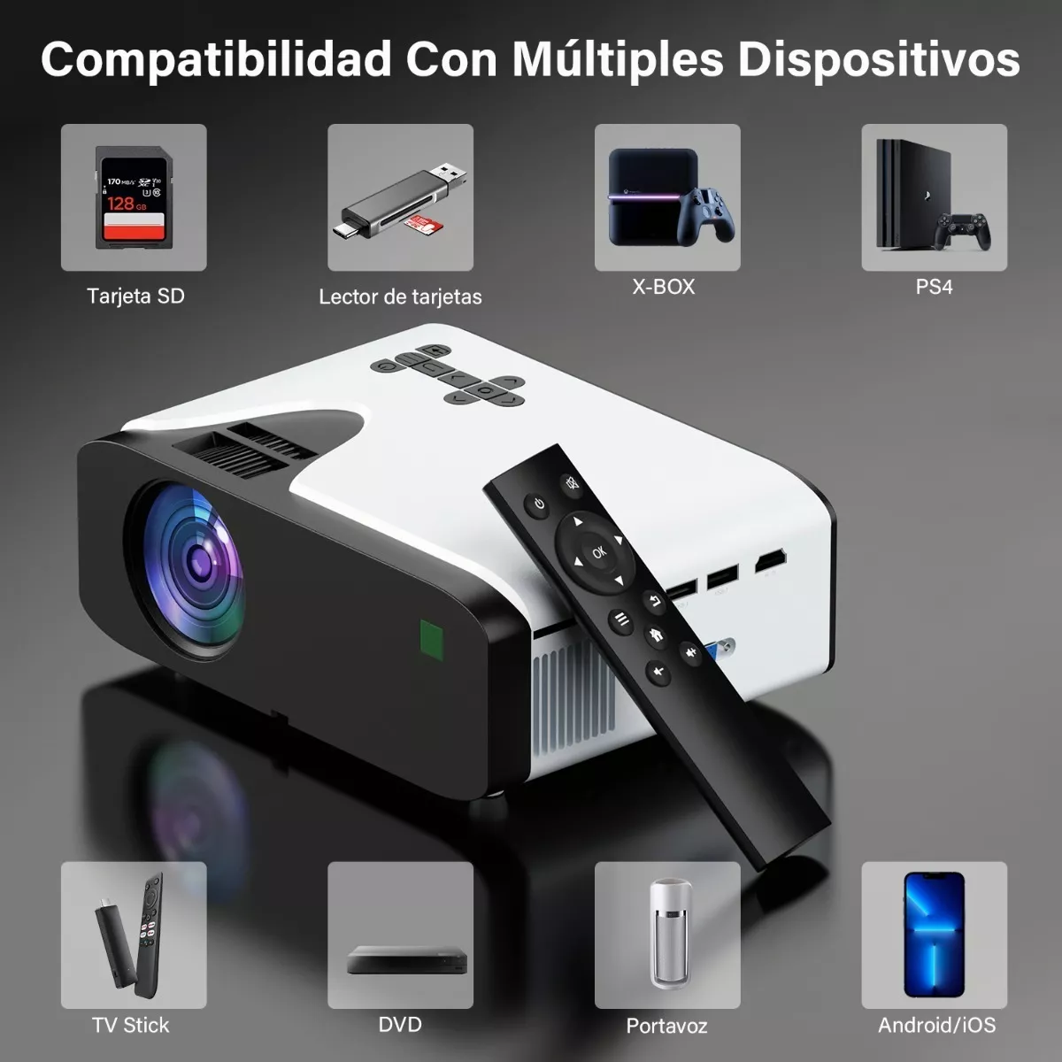 Foto 4 pulgar | Proyector 100v/240v Eo Safe Imports Esi-1205 Blanco