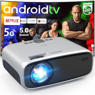 Foto 1 | Proyector Philips Android Tv con Bluetooth-Venta Internacional