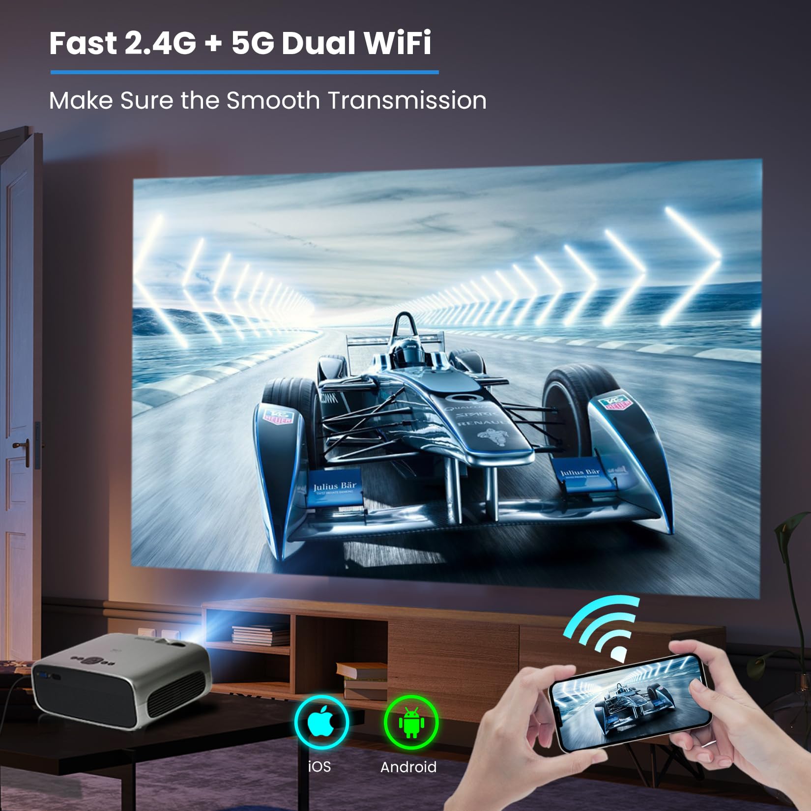 Foto 4 pulgar | Proyector Philips Android Tv con Bluetooth-Venta Internacional
