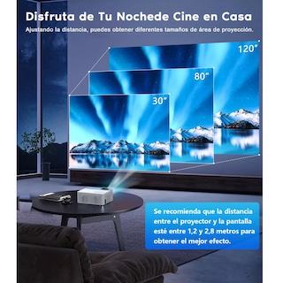 Foto 3 | Proyector Smart Led Mini Bluetooth Eo Safe Imports Esi-16043 Blanco