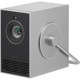 Foto 2 | Proyector Lg Portátil Cinebeam Q Resolución 4k Uhd Enfoque Automático Plateado Hu710pb