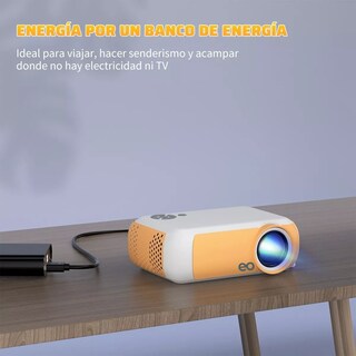 Foto 4 | Proyector Mini 1080p Hd Portátil Pantalla 100'' Eo Safe Imports Esi-12604 Multicolor