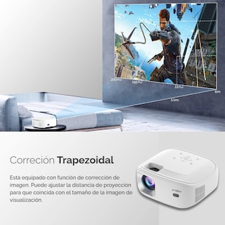 Foto 5 | Proyector Mini Smart PJX500 Pro 1080P 1200 Lúmenes 200” HD X-view
