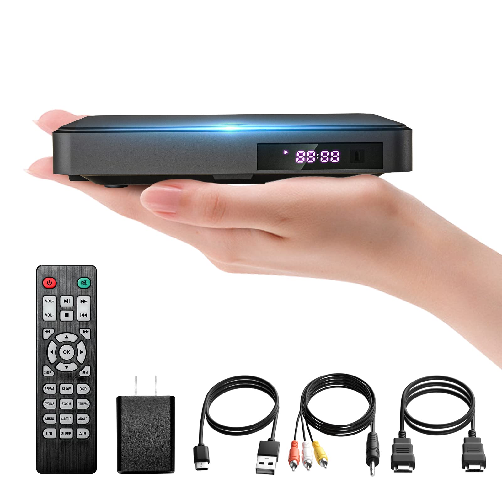 Foto 2 pulgar | Reproductor De Dvd Arafuna Mini Hdmi 1080p Para Todas Las Regiones Con Control Remoto - Venta Internacional.