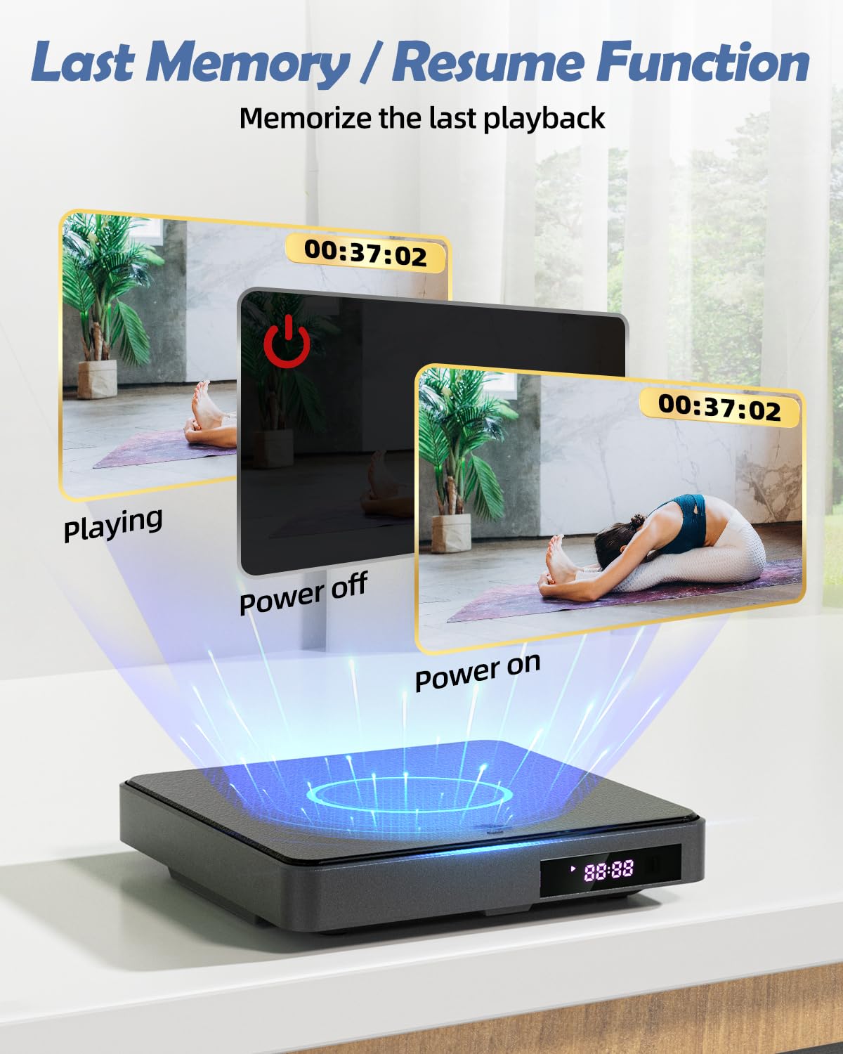 Foto 5 | Reproductor De Dvd Arafuna Mini Hdmi 1080p Para Todas Las Regiones Con Control Remoto - Venta Internacional.