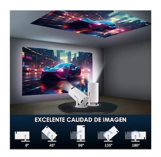 Foto 4 | Proyector Profesional Vegoos Android Wifi Led 1080p 6000 Lm Color Blanco Belug