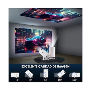 Foto 3 | Proyector Profesional Lab.g Android Wifi Led 1080p 6000 Lm Color Blanco