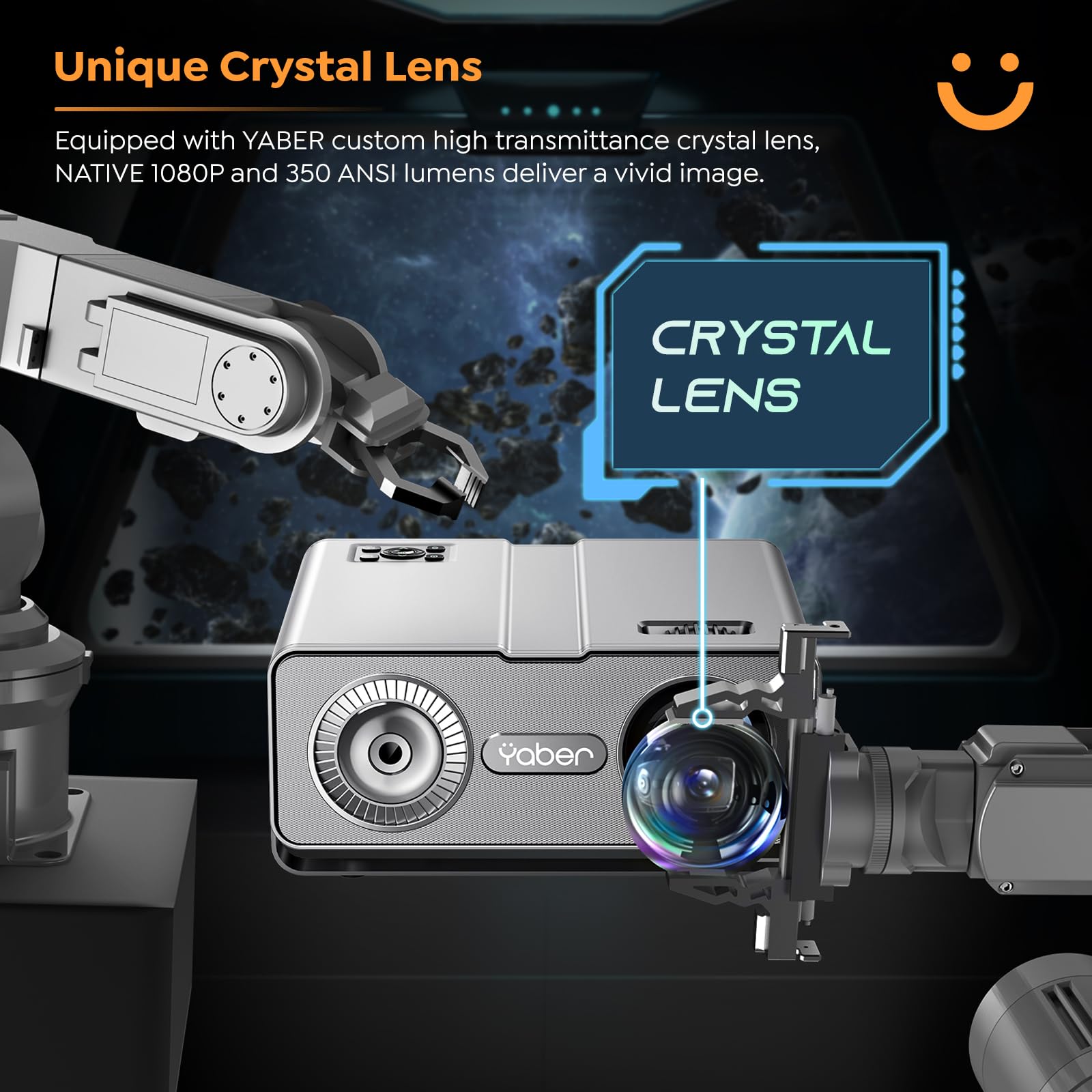Foto 3 pulgar | Proyector Yaber U10 15000l Nativo 1080p Con Wifi Y Bluetooth - Venta Internacional.