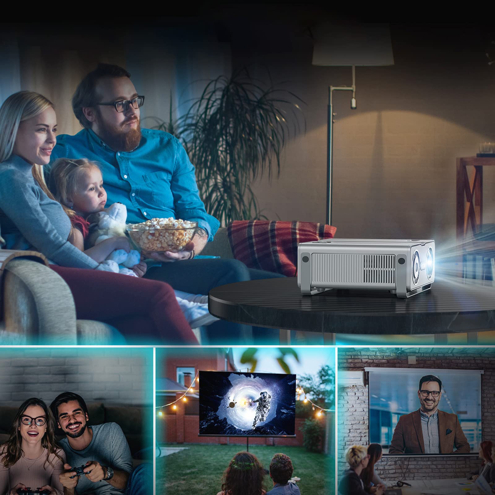 Foto 7 pulgar | Proyector Yaber U10 15000l Nativo 1080p Con Wifi Y Bluetooth - Venta Internacional.