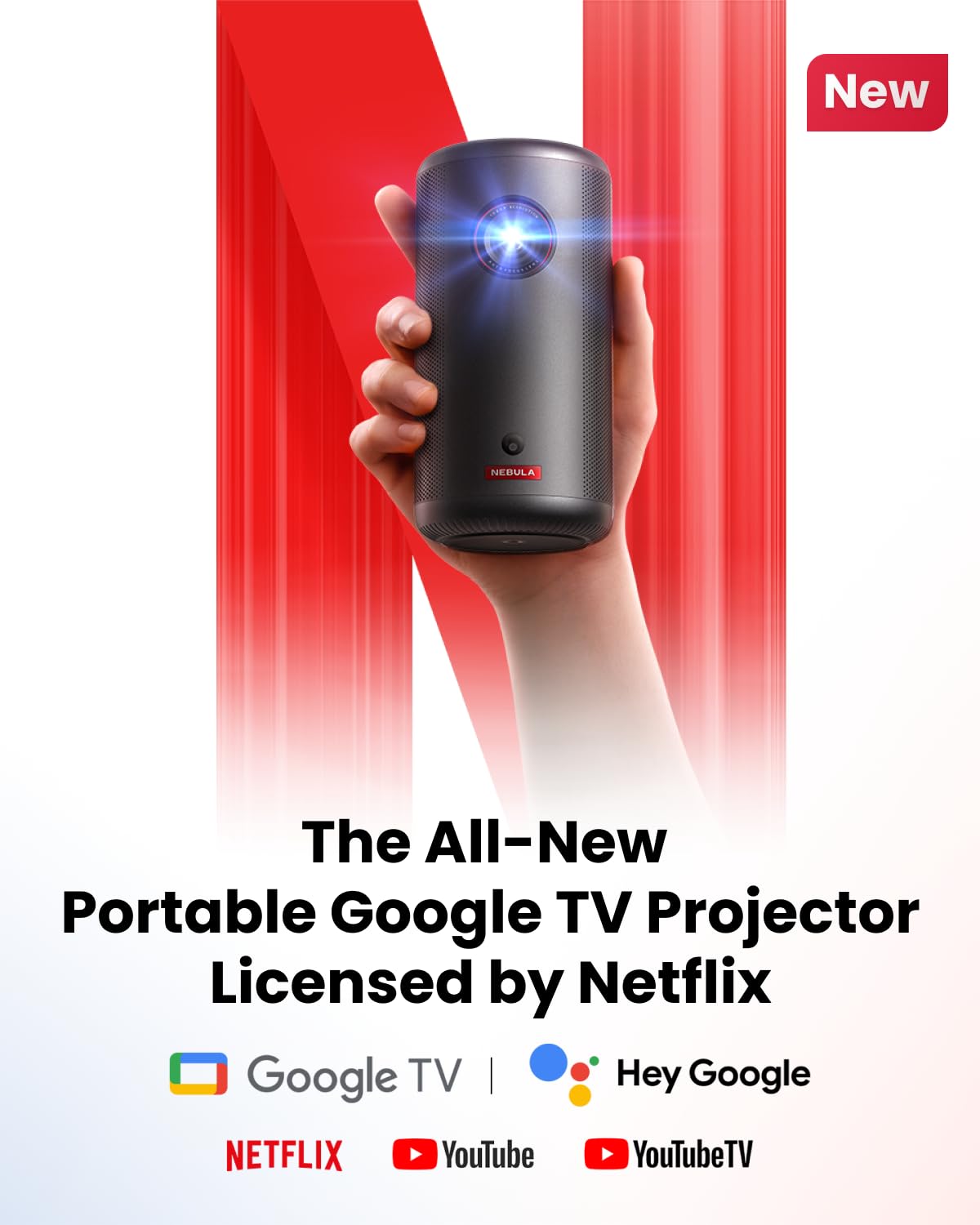 Foto 4 pulgar | Proyector Nebula Capsule 3 Gtv 1080p Smart Mini 120'' - Venta Internacional.