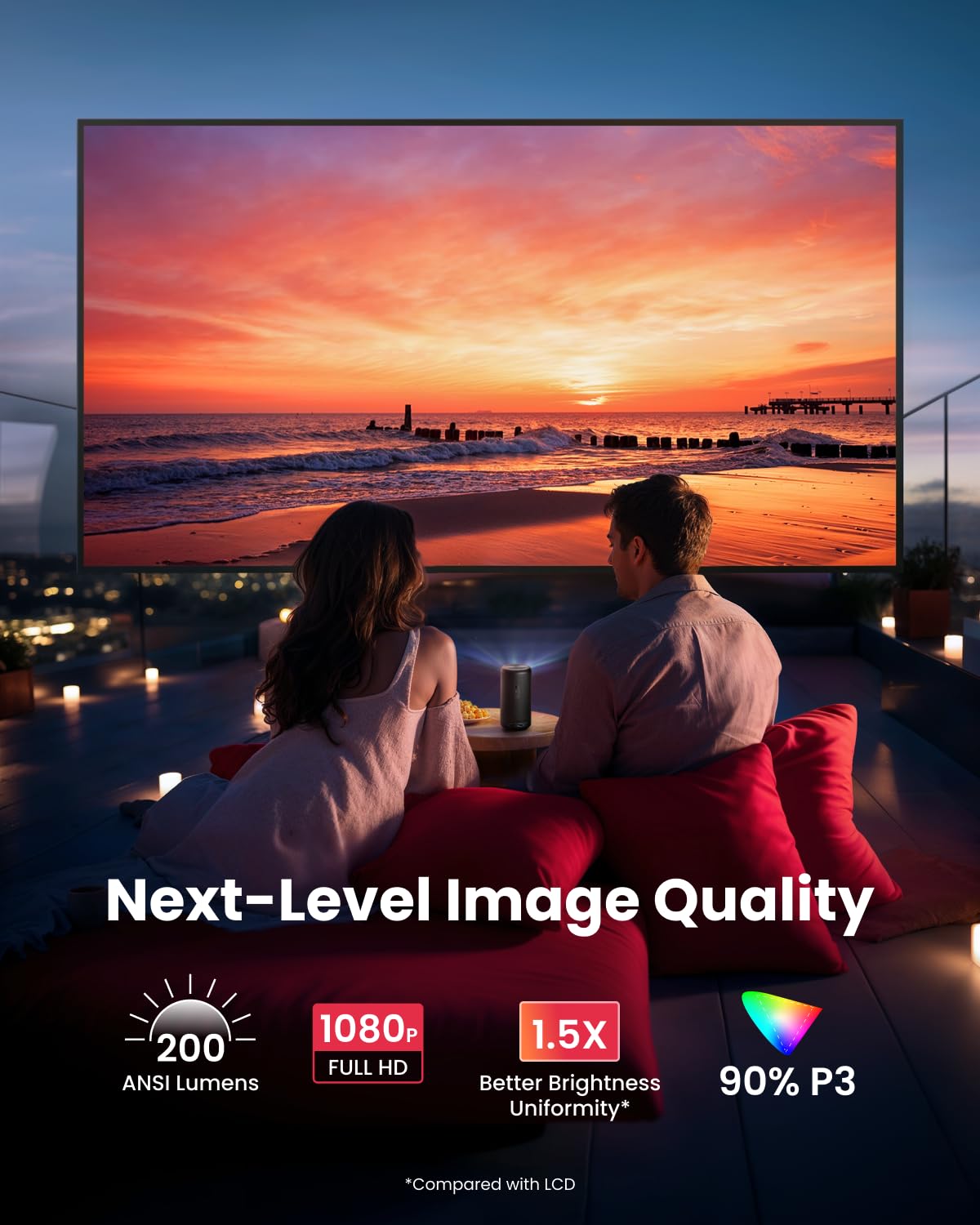 Foto 5 pulgar | Proyector Nebula Capsule 3 Gtv 1080p Smart Mini 120'' - Venta Internacional.
