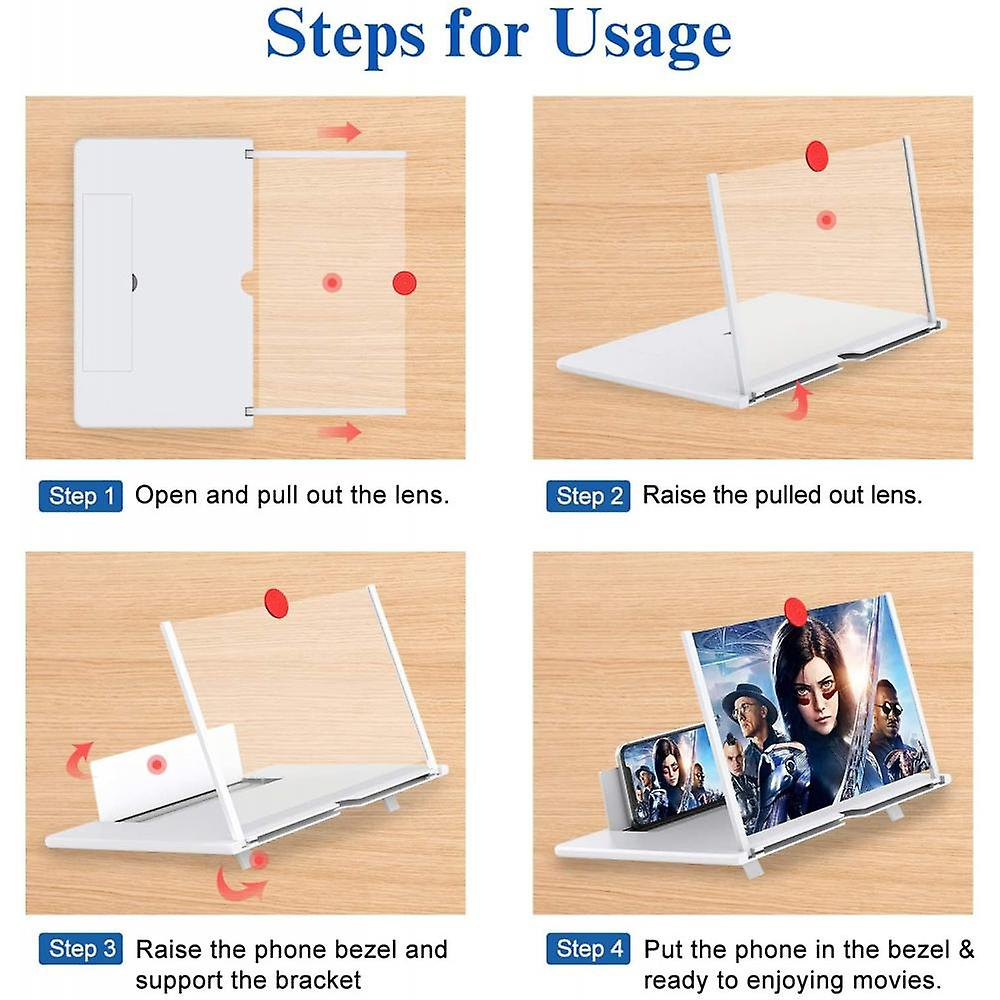 Foto 1 | Ampliador De Pantalla Sanlin Beans 3d Hd 12'' Para Smartphones - Venta Internacional.