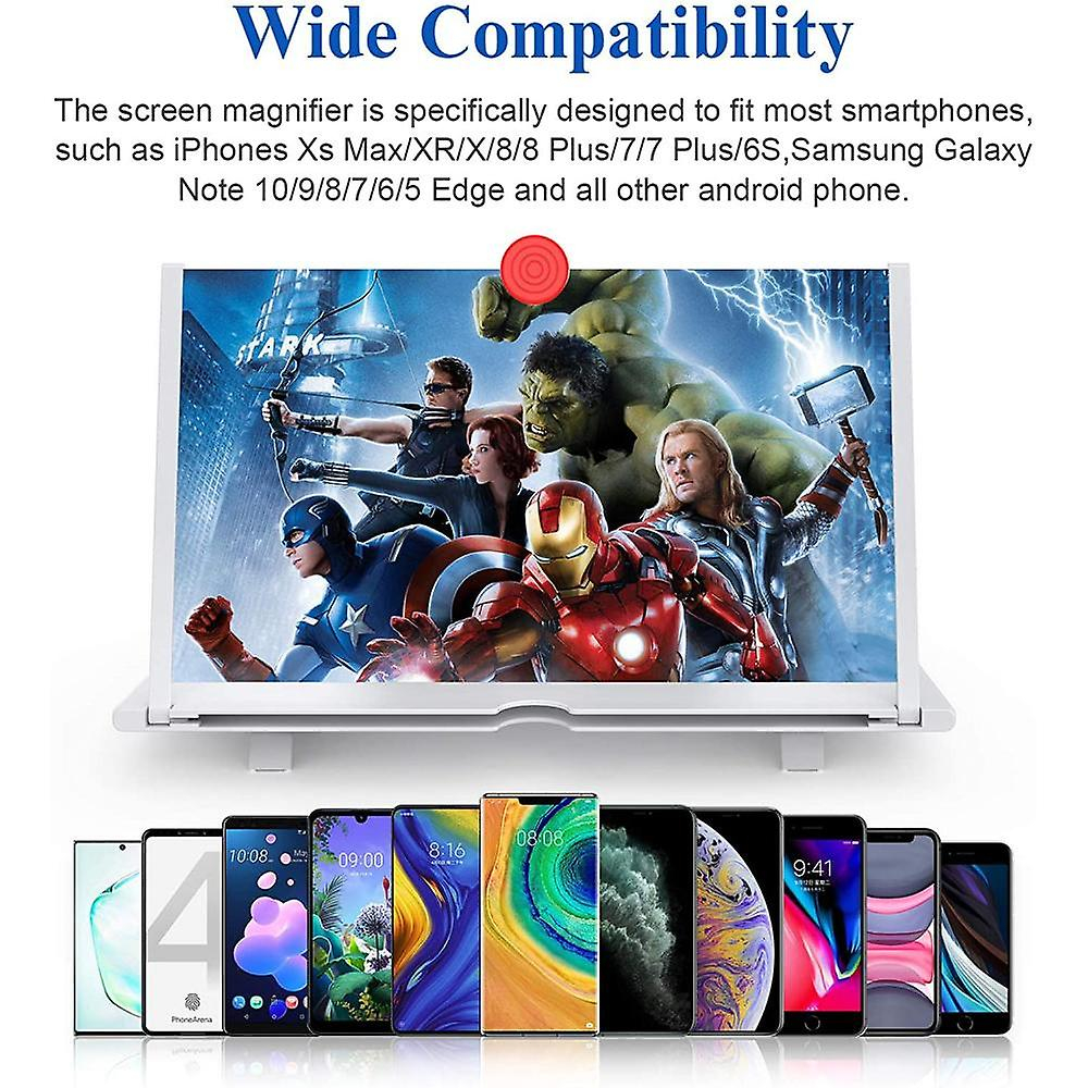 Foto 3 | Ampliador De Pantalla Sanlin Beans 3d Hd 12'' Para Smartphones - Venta Internacional.