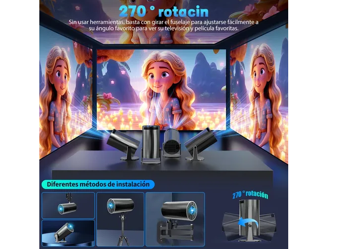 Foto 3 | Proyector Xtellar Profesional 18000lm 4k Con Android Tv Wifi6 1080p