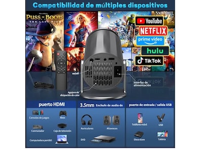 Foto 4 | Proyector Xtellar Profesional 18000lm 4k Con Android Tv Wifi6 1080p
