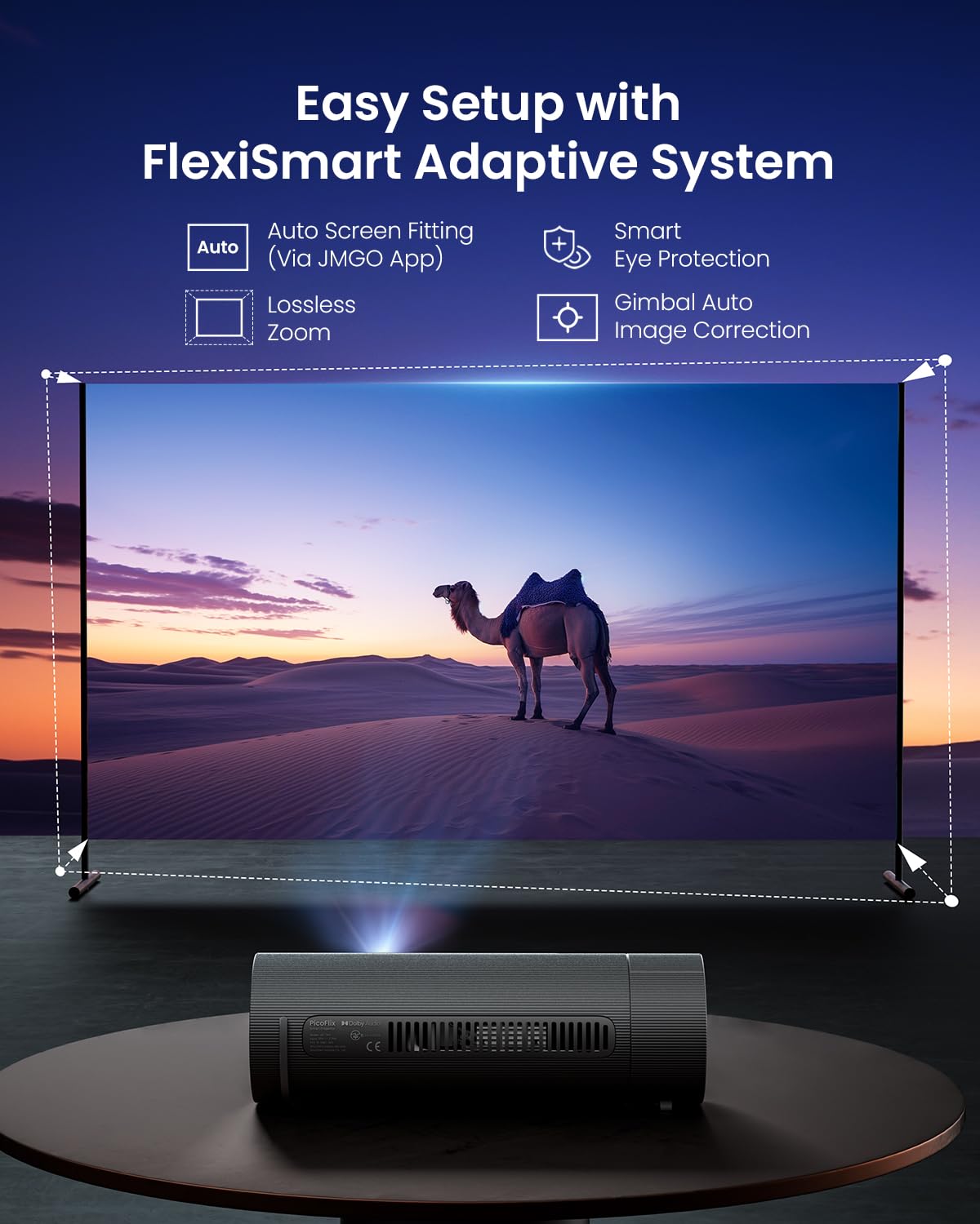 Foto 7 pulgar | Proyector Jmgo Picoflix Gtv Netflix 1080p Portátil 4.5h Batt - Venta Internacional.
