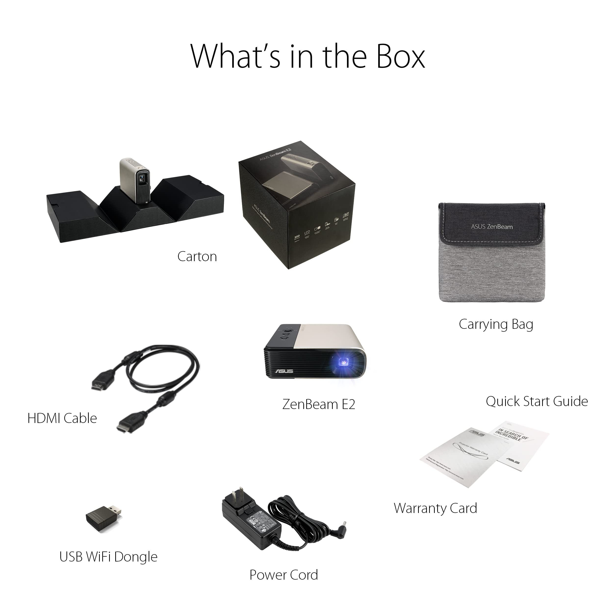 Foto 8 pulgar | Miniproyector Portátil Inalámbrico Asus Zenbeam E2 Con Batería - Venta Internacional.