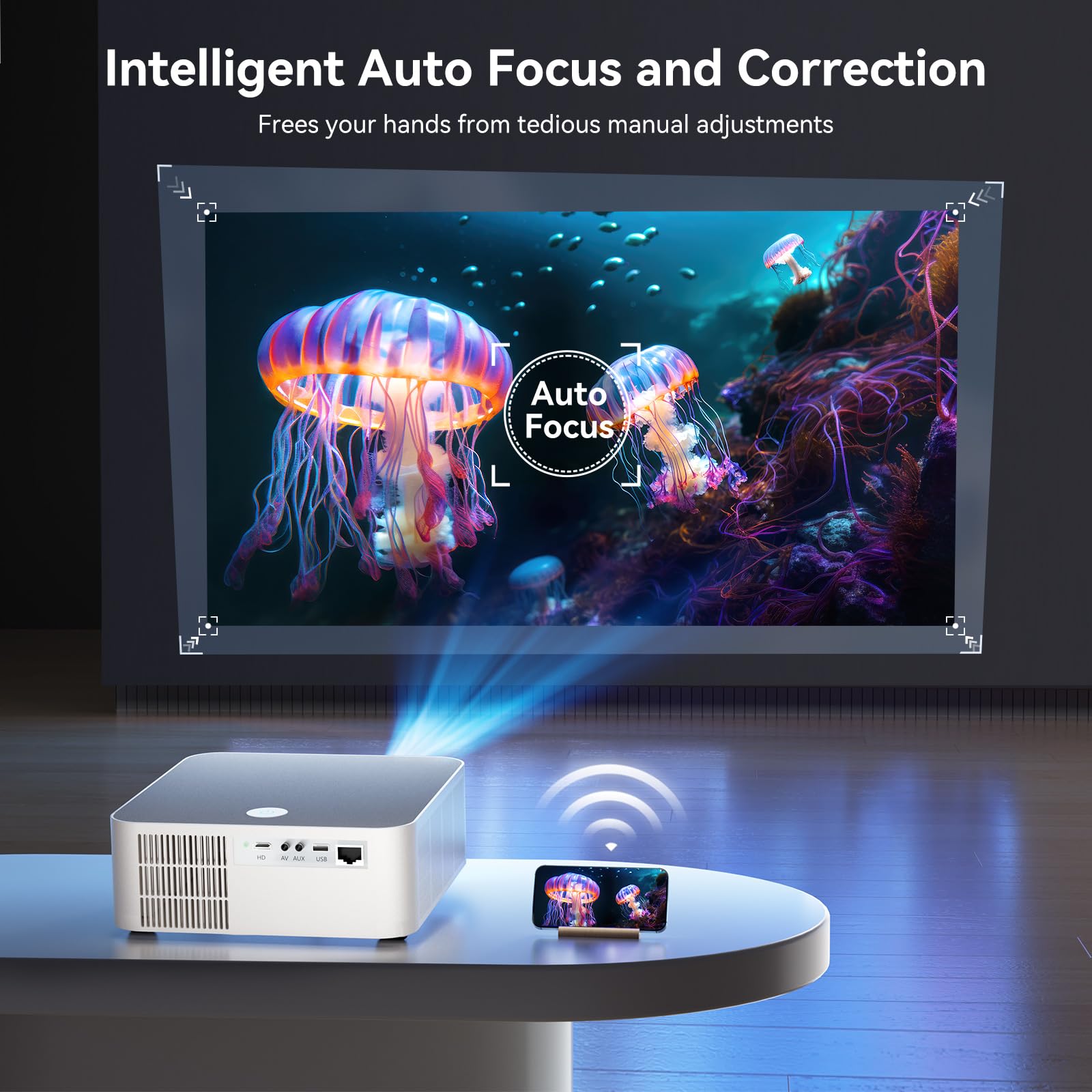 Foto 3 pulgar | Proyector Hytobp Y3 800 Ansi 1080p Wifi 6 Bluetooth 5.2 - Venta Internacional.