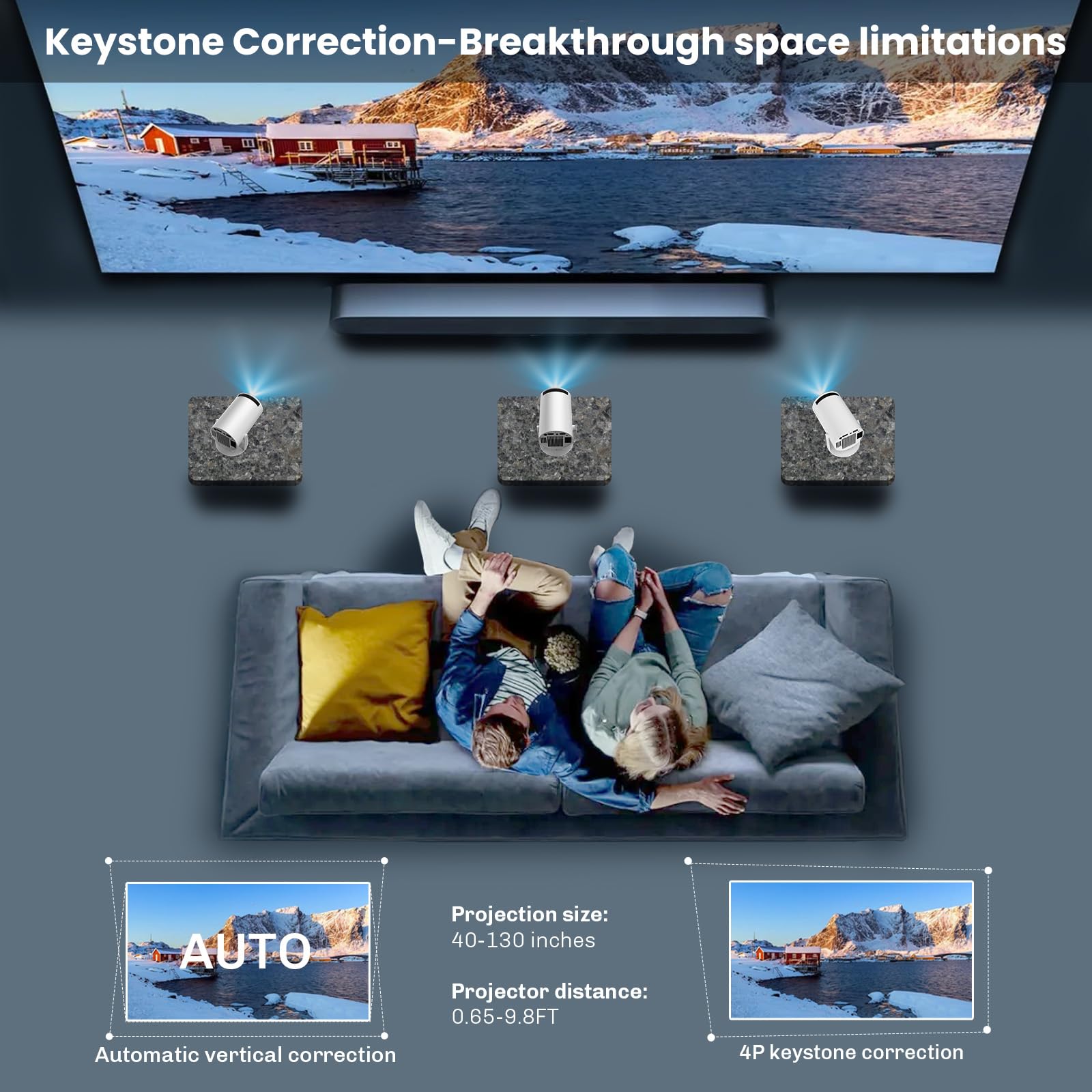 Foto 4 | Proyector Hippus Hy300pro 350ansi Android 11.0 Wifi Bluetooth - Venta Internacional.
