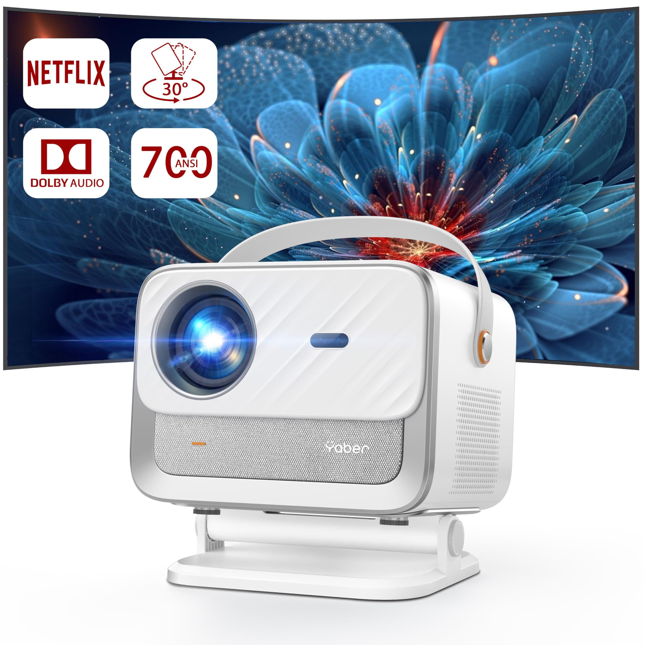 [proyector] Yaber V12 700 Ansi 1080p Wifi6 Bluetooth 5.2 - Venta Internacional.